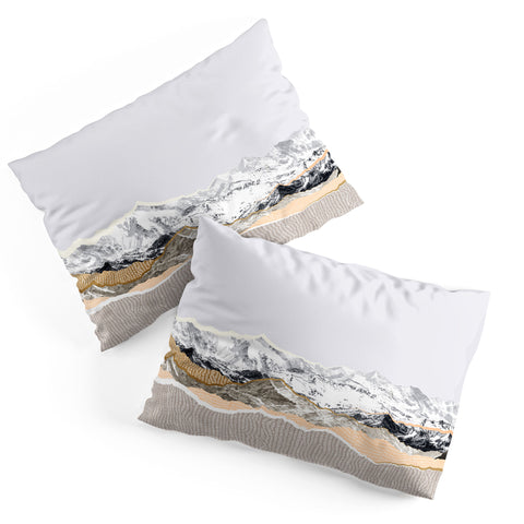 Iveta Abolina Pastel Mountains II Pillow Shams