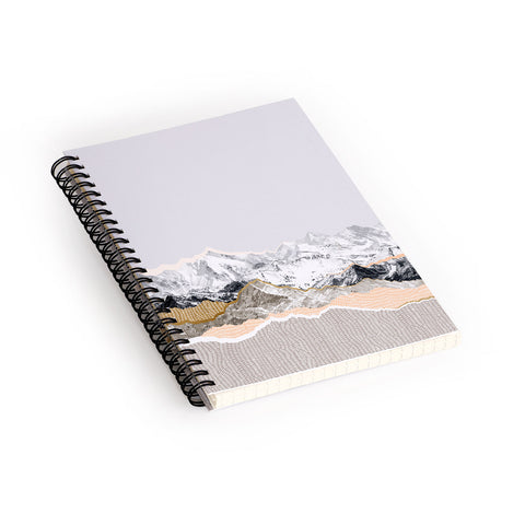 Iveta Abolina Pastel Mountains II Spiral Notebook