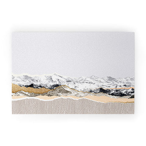 Iveta Abolina Pastel Mountains II Welcome Mat