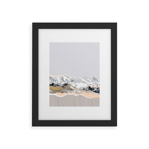 Iveta Abolina Pastel Mountains II Framed Art Print