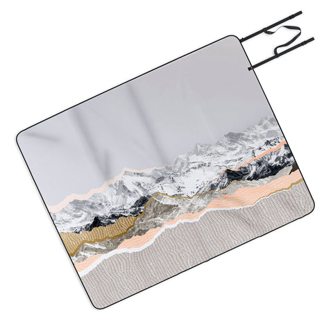 Iveta Abolina Pastel Mountains II Picnic Blanket