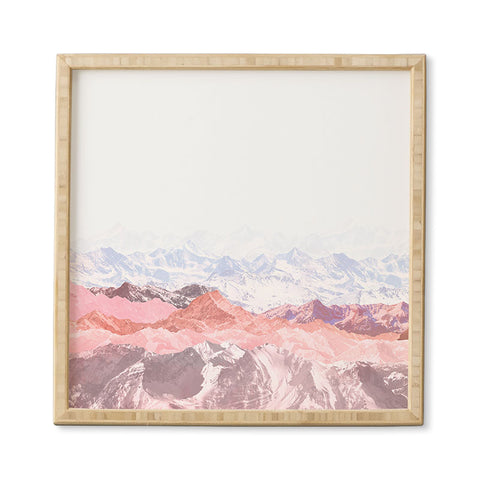 Iveta Abolina Pastel Mountains III Framed Wall Art