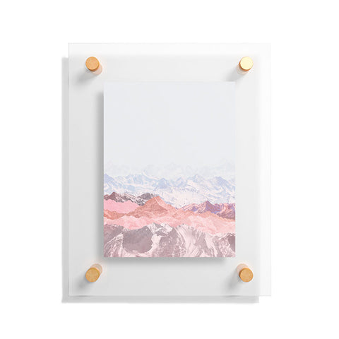 Iveta Abolina Pastel Mountains III Floating Acrylic Print