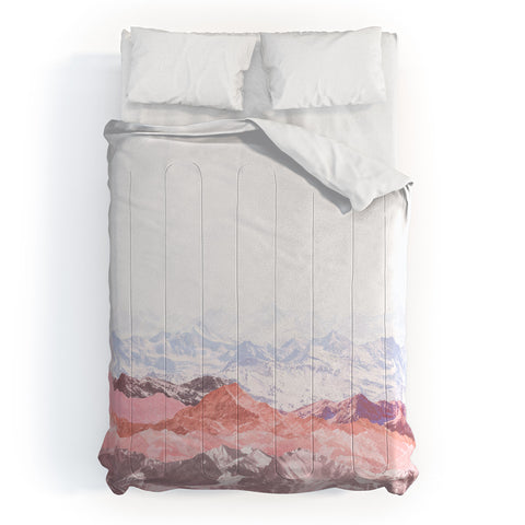 Iveta Abolina Pastel Mountains III Comforter