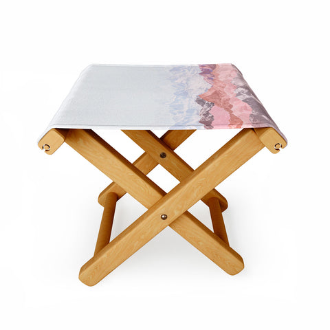 Iveta Abolina Pastel Mountains III Folding Stool