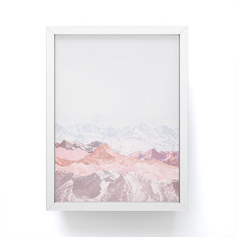 Iveta Abolina Pastel Mountains III Framed Mini Art Print