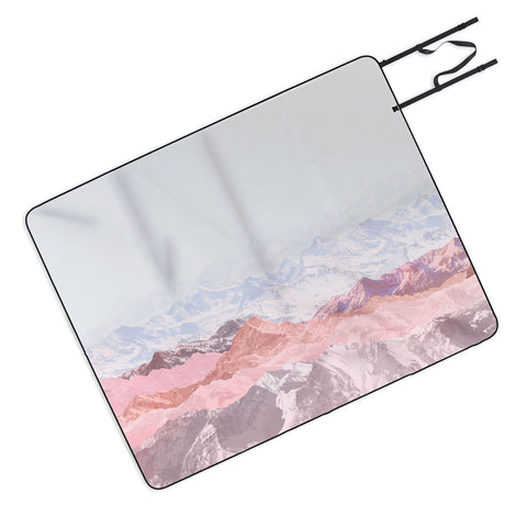 Iveta Abolina Pastel Mountains III Picnic Blanket
