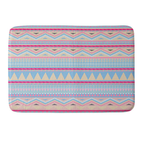 Iveta Abolina Pastel Navajo Memory Foam Bath Mat