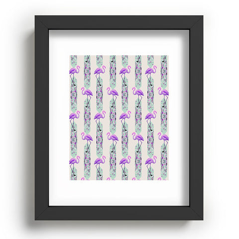 Iveta Abolina Pattern of Flamingo Recessed Framing Rectangle