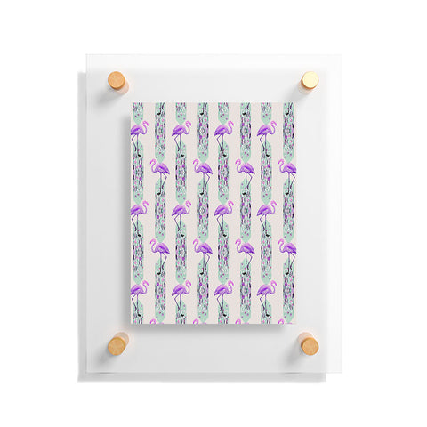 Iveta Abolina Pattern of Flamingo Floating Acrylic Print