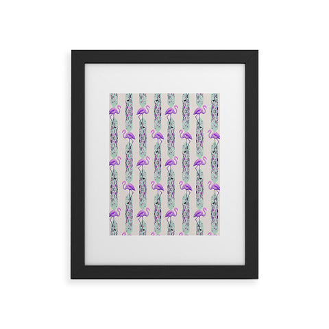 Iveta Abolina Pattern of Flamingo Framed Art Print