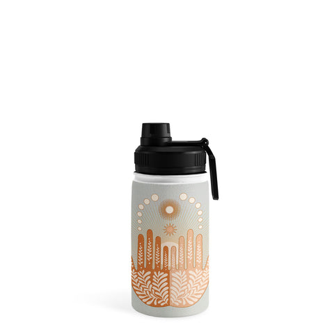 Iveta Abolina Peace Sun Hands Water Bottle