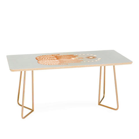 Iveta Abolina Peace Sun Hands Coffee Table