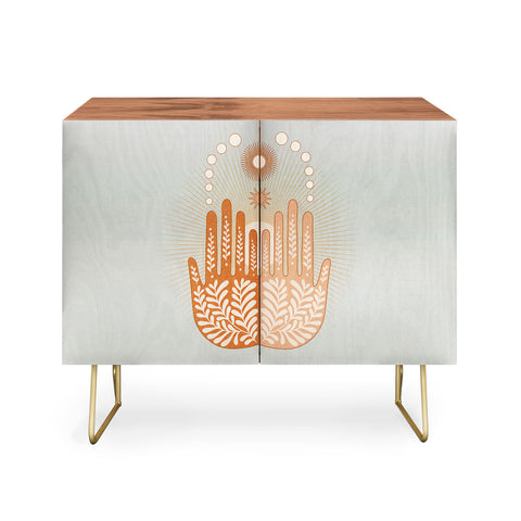 Iveta Abolina Peace Sun Hands Credenza