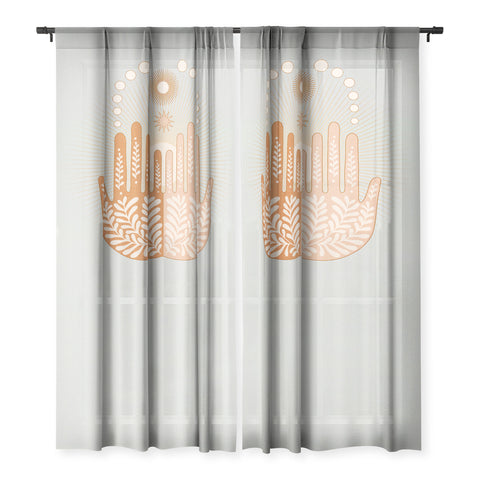 Iveta Abolina Peace Sun Hands Sheer Non Repeat