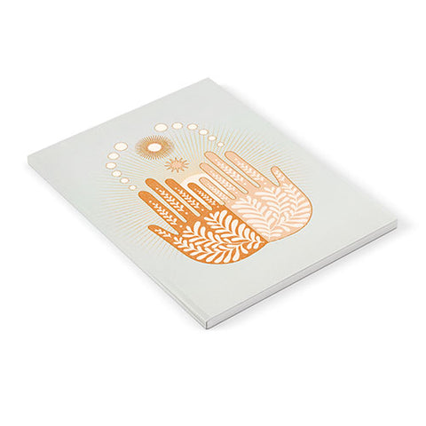 Iveta Abolina Peace Sun Hands Notebook