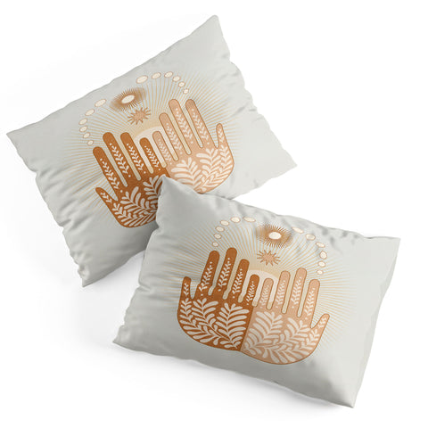 Iveta Abolina Peace Sun Hands Pillow Shams