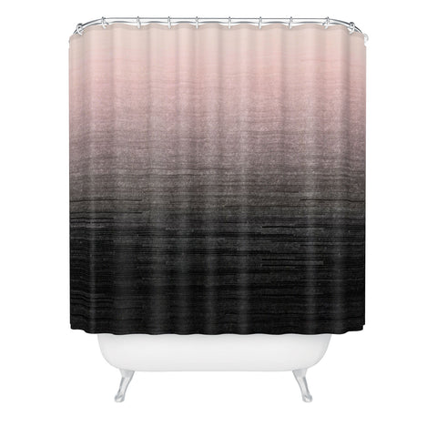 Iveta Abolina Peach Blush Ombre Shower Curtain
