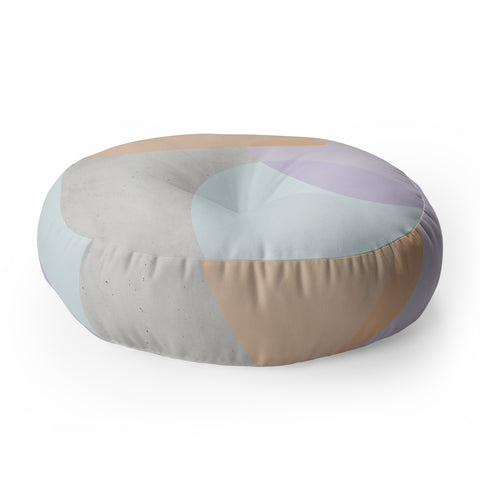 Iveta Abolina Peach Cobbler Floor Pillow Round