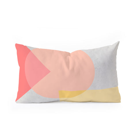 Iveta Abolina Peach Cobbler II Oblong Throw Pillow