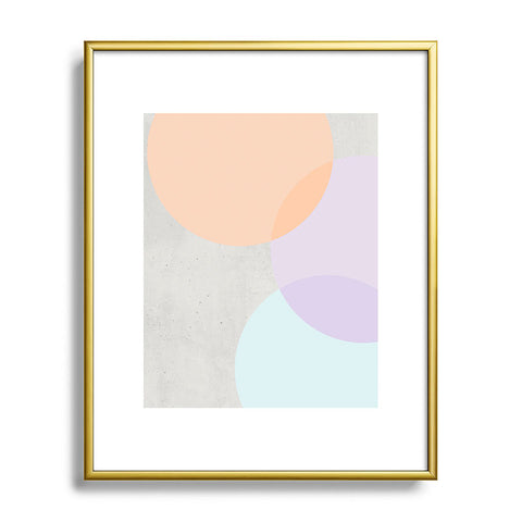 Iveta Abolina Peach Cobbler Metal Framed Art Print