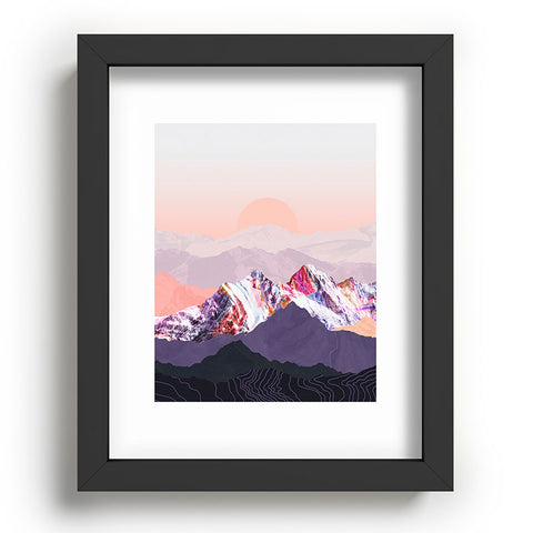 Iveta Abolina Peach Sunset Recessed Framing Rectangle