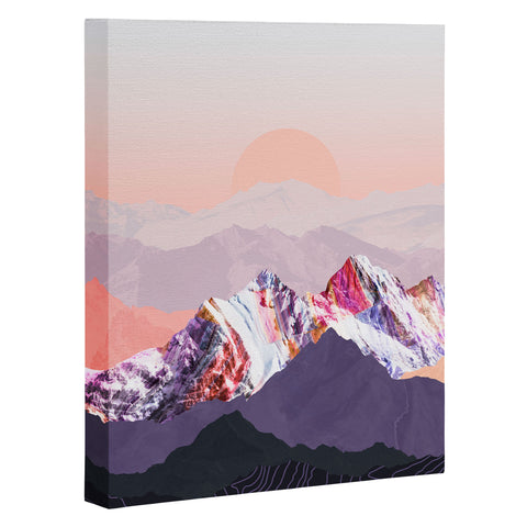 Iveta Abolina Peach Sunset Art Canvas