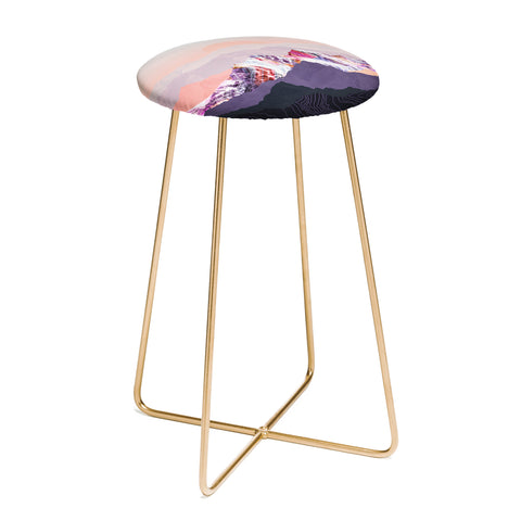 Iveta Abolina Peach Sunset Counter Stool