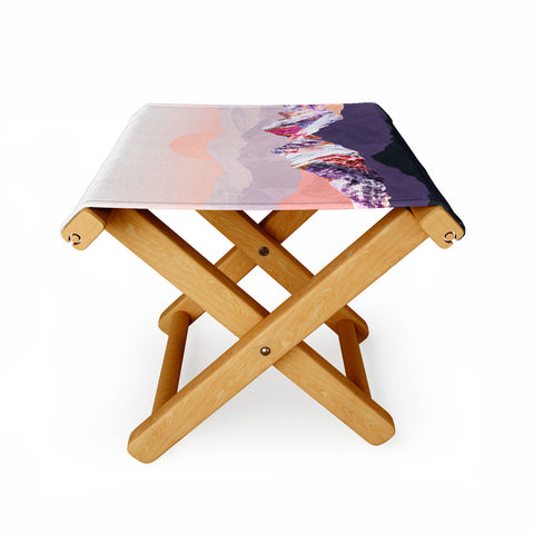 Iveta Abolina Peach Sunset Folding Stool