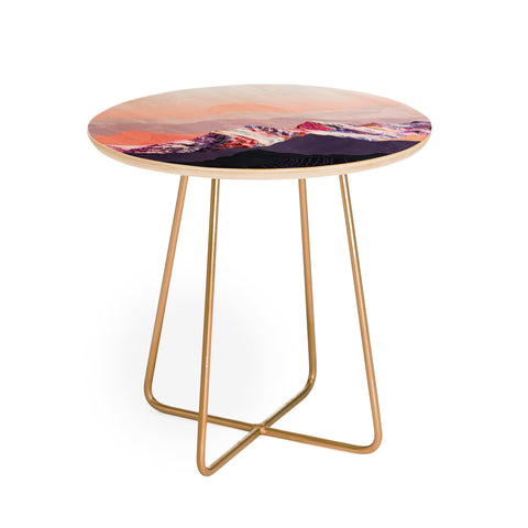 Iveta Abolina Peach Sunset Round Side Table