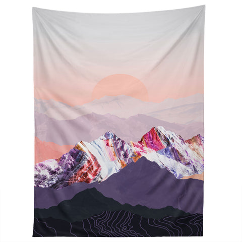 Iveta Abolina Peach Sunset Tapestry