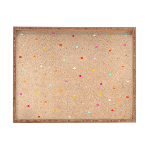 Iveta Abolina Peach Taffy Rectangular Tray