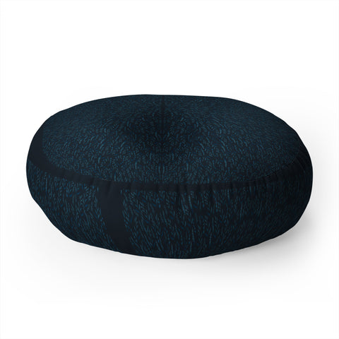 Iveta Abolina Peacock Pond Floor Pillow Round