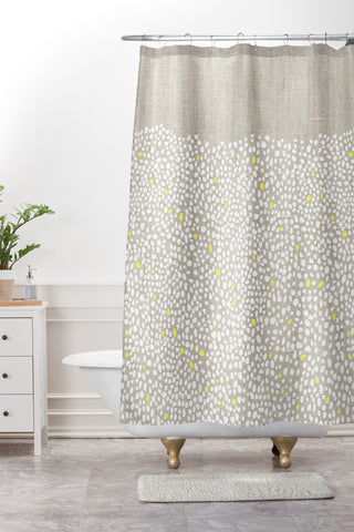 Iveta Abolina Pebbles Shower Curtain And Mat