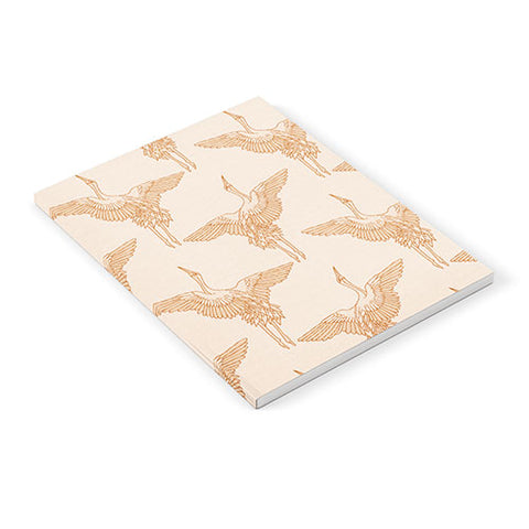 Iveta Abolina Pecan Cranes Cream Notebook