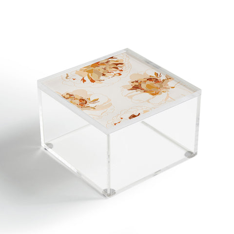 Iveta Abolina Peony Line Art I Acrylic Box