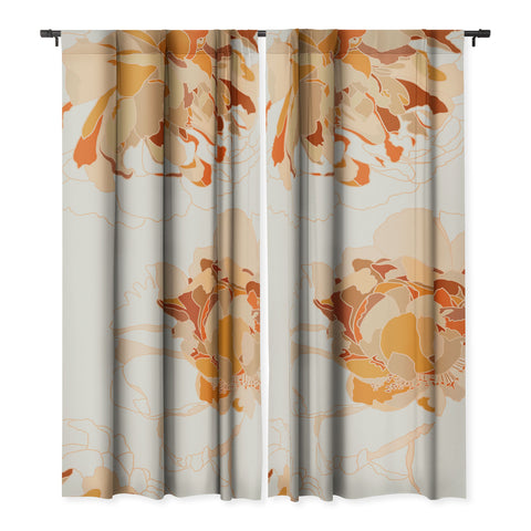 Iveta Abolina Peony Line Art I Blackout Non Repeat