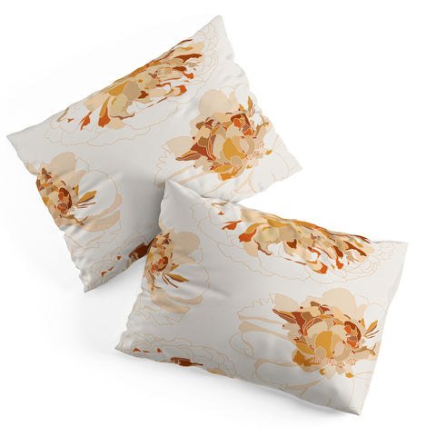 Iveta Abolina Peony Line Art I Pillow Shams
