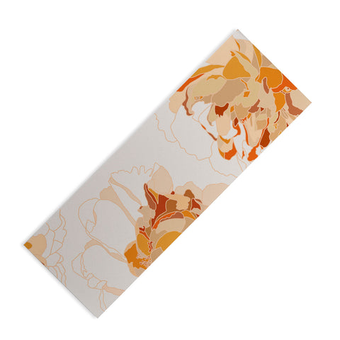 Iveta Abolina Peony Line Art I Yoga Mat