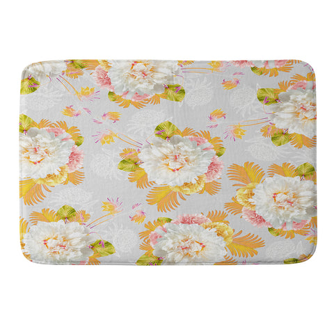 Iveta Abolina Peony Love Memory Foam Bath Mat