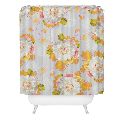 Iveta Abolina Peony Love Shower Curtain
