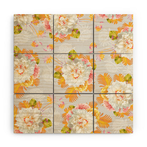 Iveta Abolina Peony Love Wood Wall Mural