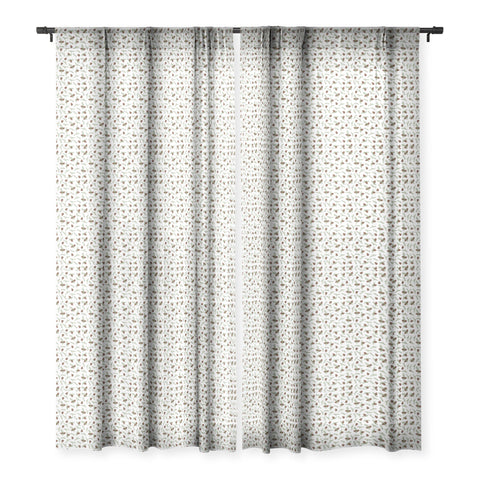 Iveta Abolina Pine Cone Dance I Sheer Window Curtain