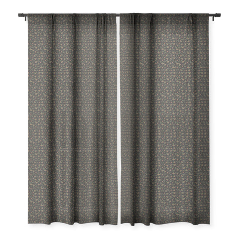 Iveta Abolina Pine Cone Dance II Sheer Window Curtain