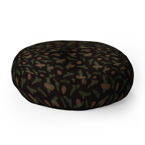 Iveta Abolina Pine Cone Dance II Floor Pillow Round