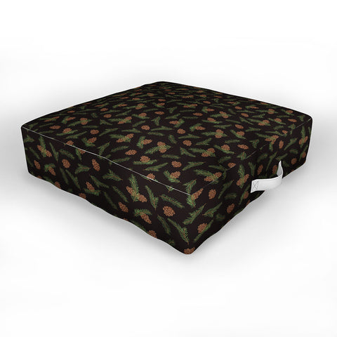 Iveta Abolina Pine Cone Dance II Outdoor Floor Cushion