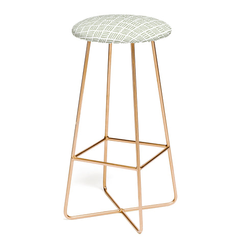 Iveta Abolina Pine Needle Checker II Bar Stool