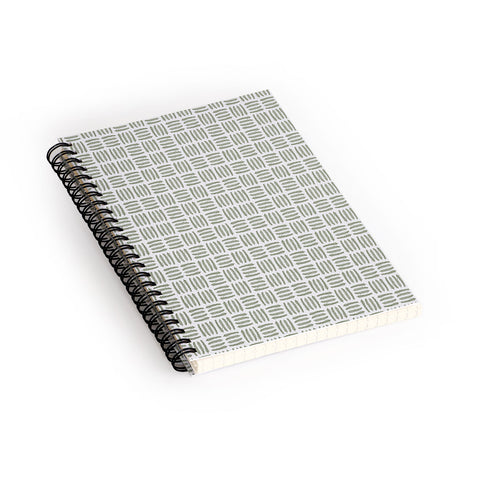 Iveta Abolina Pine Needle Checker II Spiral Notebook
