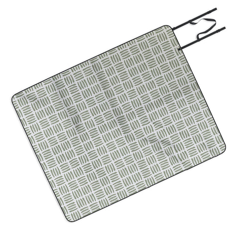 Iveta Abolina Pine Needle Checker II Picnic Blanket