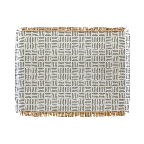 Iveta Abolina Pine Needle Checker II Throw Blanket
